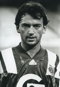 Football Soccer 1994 RSC Anderlecht Marc Degryse Old Studio Photo