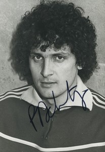 Football Soccer 1982 AS Monaco Patrick Delamontagne Old Studio Photo Signed