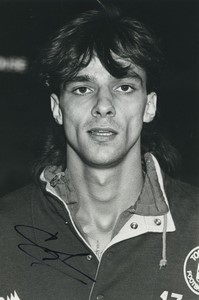 Football Soccer 1988 Toulouse FC Jean Philippe Delpech Old Studio Photo Signed