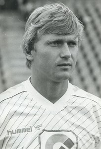 Football Soccer 1986 Budapest Honvéd FC Lajos Detari Old Studio Photo #1