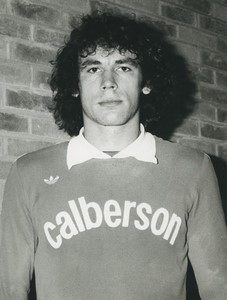 Football Soccer 1981 CS Thonon Frédéric Dobraje Old Studio Photo
