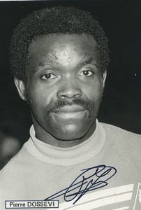 Football Soccer 1980 F.C. Tours Pierre Antoine Dossevi Old Studio Photo Signed