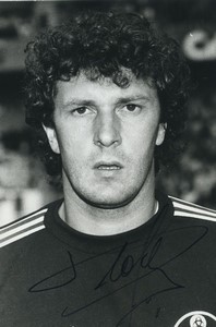 Football Soccer 1986 Girondins de Bordeaux Dominique Dropsy Studio Photo Signed