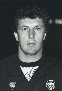 Football Soccer 1985 Girondins de Bordeaux Dominique Dropsy Studio Photo Signed