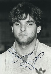 Football Soccer 1985 Stade Brestois Pascal Dupraz Old Studio Photo Signed