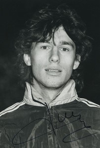 Football Soccer 1986 Toulouse FC Jean Philippe Durand Old Studio Photo Signed