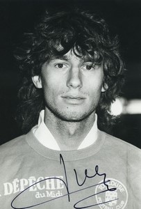 Football Soccer 1987 Toulouse FC Jean Philippe Durand Old Studio Photo Signed