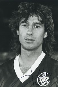 Football 1989 Girondins de Bordeaux Jean Philippe Durand Old Studio Photo Signed
