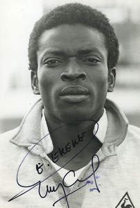 Football Soccer 1984 RC Paris Eugène Ekéké Old Studio Photo Signed
