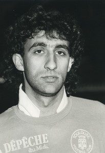 Football Soccer 1986 Toulouse FC Pierre Espanol Old Studio Photo