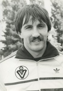 Football Soccer circa 1981 Girondins de Bordeaux Gilles Eyquem Old Studio Photo