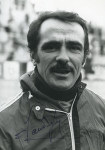 Football Soccer 1985 FC Sochaux-Montbéliard Jean Fauvergue Studio Photo Signed