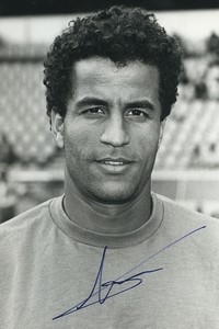 Football Soccer 1989 Montpellier HSC Kader Ferhaoui Old Studio Photo Signed