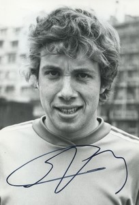 Football Soccer 1980 Girondins de Bordeaux Jean Fernandez Studio Photo Signed