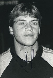 Football 1985 FC Sochaux-Montbéliard Thierry Fernier Old Studio Photo Signed
