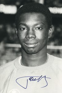 Football Soccer 1987 AS Monaco Youssouf Fofana Old Studio Photo Signed
