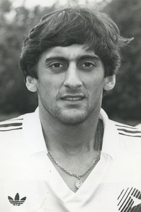 Football Soccer 1988 Paris Matra Racing Enzo Francescoli Old Studio Photo