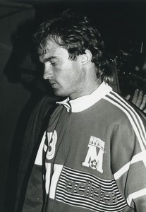 Football Soccer 1992 Montpellier HSC Joël Fréchet Old Studio Photo