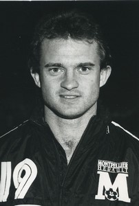 Football Soccer 1994 Montpellier HSC Joel Frechet Old Studio Photo