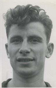 Football Soccer circa 1950 RC Paris Roger Gabet Old Studio Photo