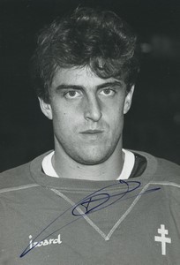 Football Soccer 1987 FC Metz Philippe Gaillot Old Studio Photo Signed