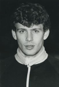 Football Soccer 1984 AJ Auxerre Patrice Garande Old Studio Photo