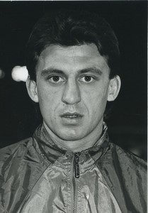 Football Soccer 1993 Olympique Lyonnais Franck Gava Old Studio Photo