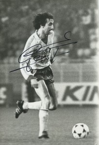 Football 1981 FC Sochaux-Montbéliard	 Bernard Genghin Old Studio Photo Signed