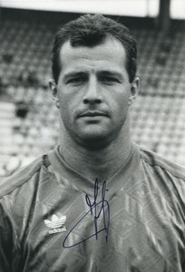 Football Soccer 1995 LOSC Joël Germain Old Studio Photo Signed