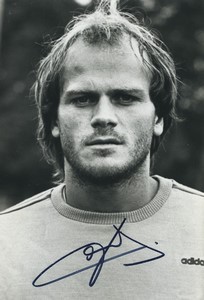 Football Soccer 1986 Paris Matra Racing Bruno Germain Old Studio Photo Signed