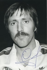Football Soccer 1981 Girondins de Bordeaux René Girard Old Studio Photo Signed