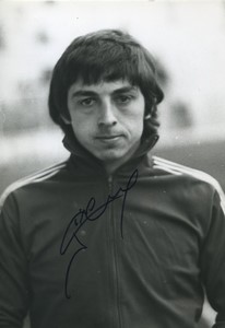 Football Soccer 1980 Girondins de Bordeaux Alain Giresse Old Studio Photo Signed