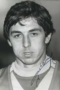 Football Soccer 1982 Girondins de Bordeaux Alain Giresse Old Studio Photo Signed