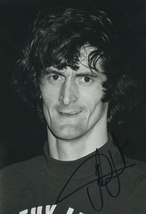 Football Soccer 1980 US Noeux-les-Mines Jean Michel Godart Studio Photo Signed
