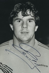 Football Soccer 1986 Brest Armorique FC Thierry Goudet Old Studio Photo Signed