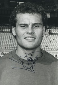 Football Soccer 1989 Montpellier HSC Vincent Guérin Old Studio Photo Signed