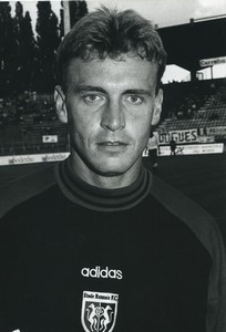 Football Soccer 1996 Stade Rennais Stéphane Guivarc'h Old Studio Photo