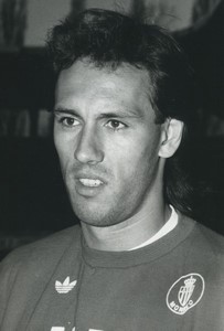 Football Soccer 1988 AS Monaco Mark Hateley Old Studio Photo