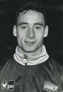 Football Soccer 1989 F.C. Sochaux Fabrice Henry Old Studio Photo
