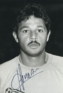 Football Soccer 1986 Stade Brestois Richard Honorine Old Studio Photo Signed