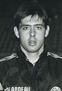Football Soccer 1988 Toulouse FC Robin Huc Old Studio Photo Signed #1