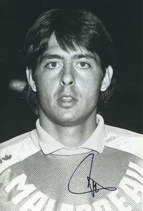 Football Soccer 1988 Toulouse FC Robin Huc Old Studio Photo Signed #2