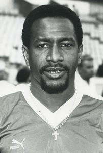 Football Soccer 1986 AS Saint-Étienne Robert Jacques Old Studio Photo