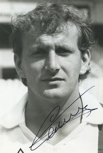 Football Soccer 1984 PSG Philippe Jeannol Old Studio Photo Signed