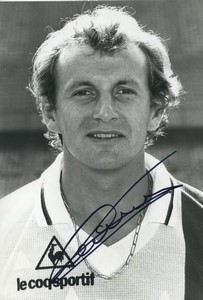 Football Soccer 1985 PSG Paris St Germain Philippe Jeannol Studio Photo Signed