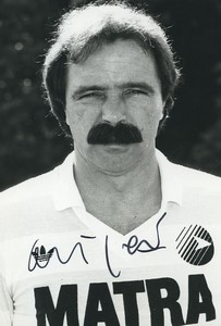 Football Soccer 1987 Paris Matra Racing Artur Jorge Old Studio Photo Signed