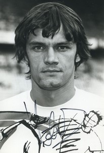 Football Soccer 1989 FC Metz Sylvain Kastendeuch Old Studio Photo Signed