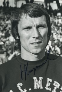 Football Soccer 1978 FC Metz Henryk Kasperczak Old Studio Photo Signed