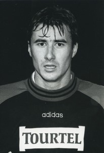 Football Soccer 1995 RC Strasbourg Marc Keller Old Studio Photo