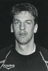 Football Soccer 1990 Olympique Lyonnais Jean Marc Knapp Old Studio Photo